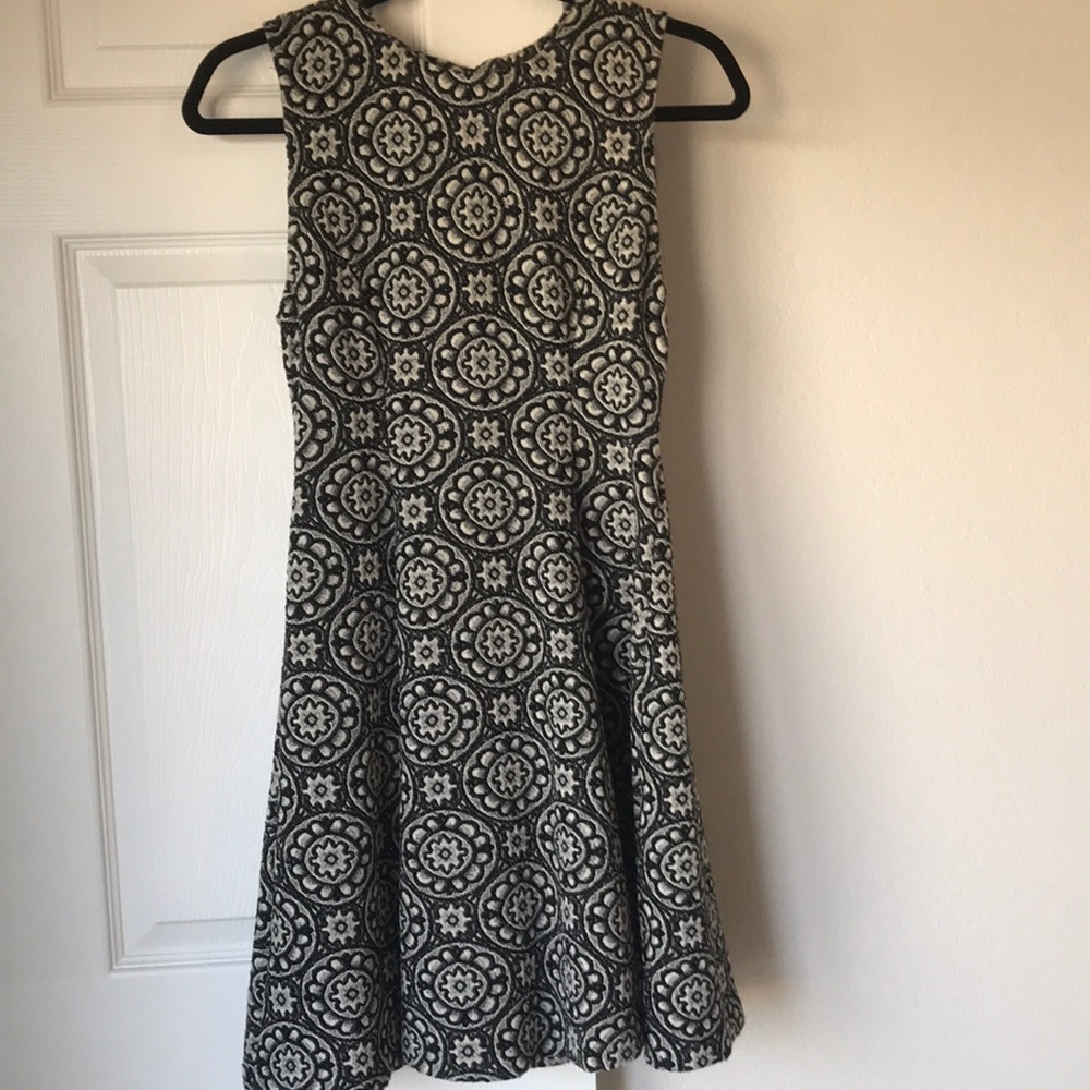Zara gray pattern dress